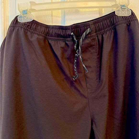 L.L.Bean Multisport Pants Drawstring Lightweight Black Mens XXL 32” Black - Picture 3 of 11